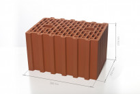 Керамический блок BRAER Ceramic Thermo стеновой 380x219x250 Кирп з-д BRAER