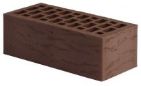Кирпич керамический коричневый 1,4 NF полуторный Рязанский КЗ (РКЗ) коричневый М-175