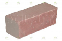 Кирпич силикатный розовый колотый