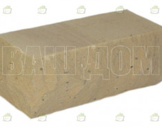 Кирпич силикатный жёлтый колотый угловой